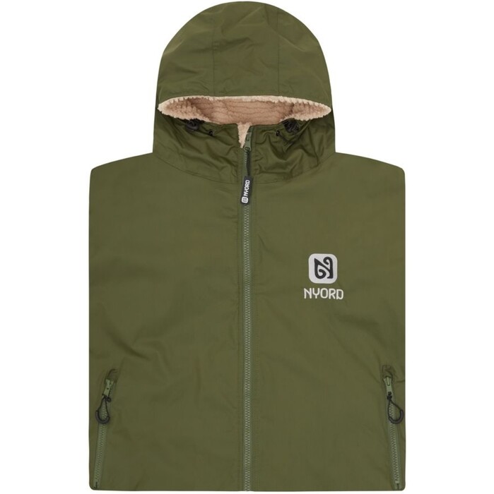 2024 Nyord Primaloft Outdoor Abnehmbare rmel Zum Wechseln Robe - Khaki / Ecru